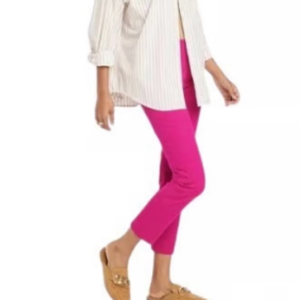 a new day Hot Pink high rise Cropped skinny stretch Trousers